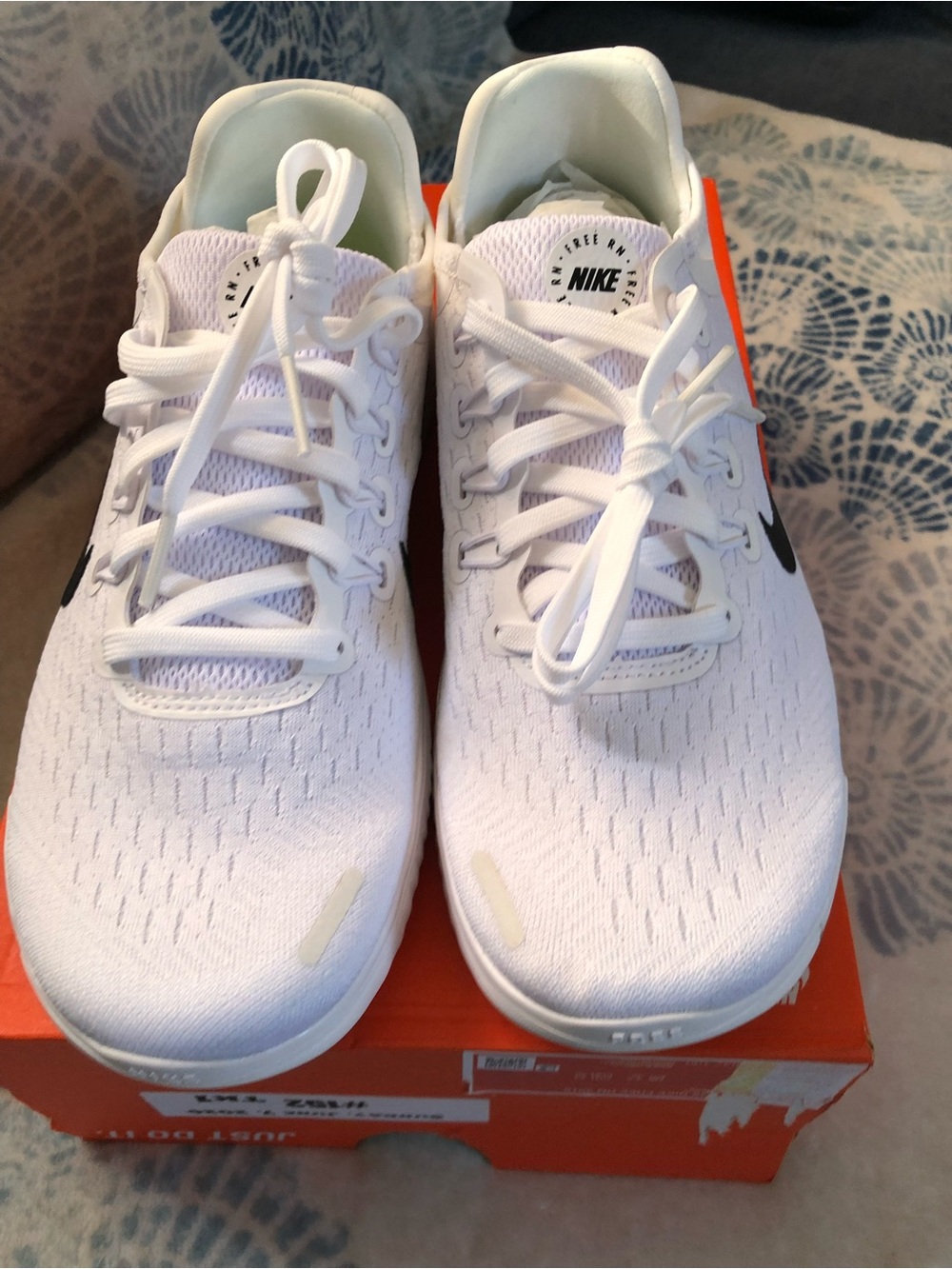 Nike White and Black Women’s Running Sneakers